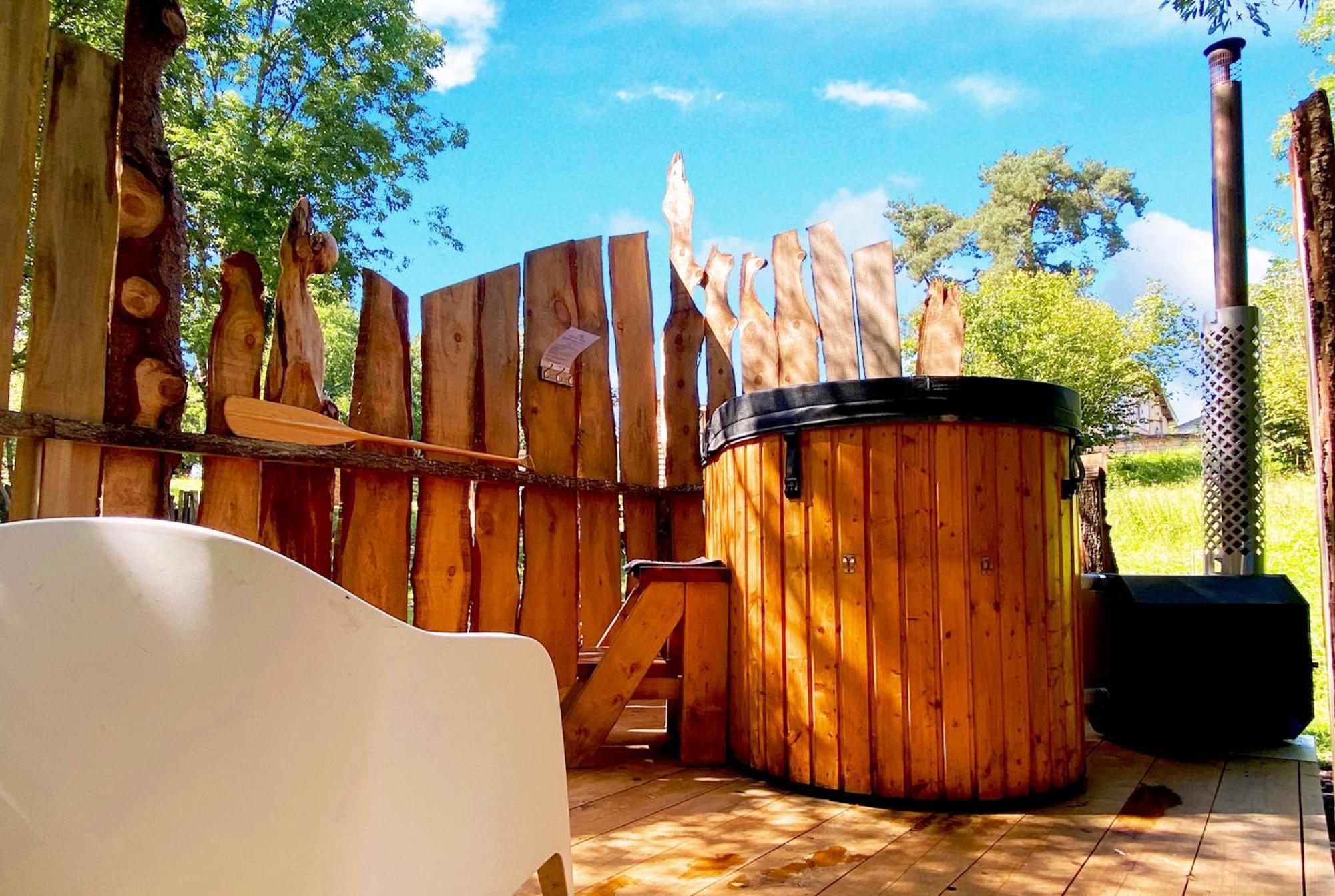 Little Wood Lodges Insolites Bailly-aux-Forges エクステリア 写真