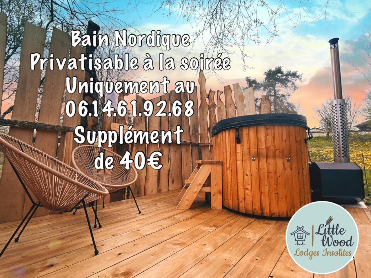 Little Wood Lodges Insolites Bailly-aux-Forges エクステリア 写真
